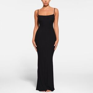 SKIMS ribbed slip Maxi Dress